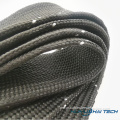 Flame retardant black mesh cotton woven sleeve